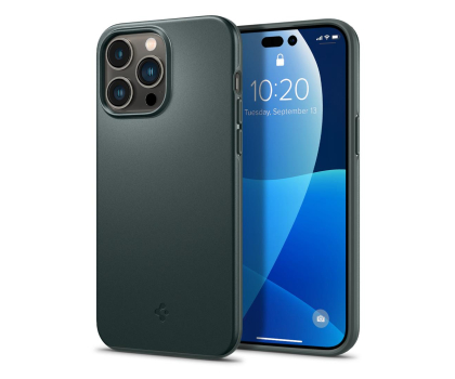 Etui do telefonów Spigen Thin Fit do iPhone 14 Pro Max abyss green